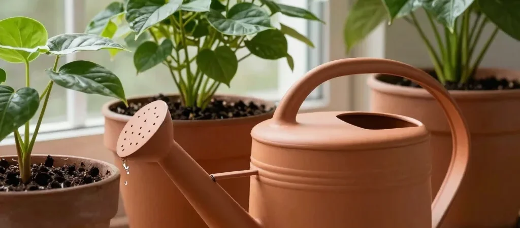 Regadores para plantas: formato importa
