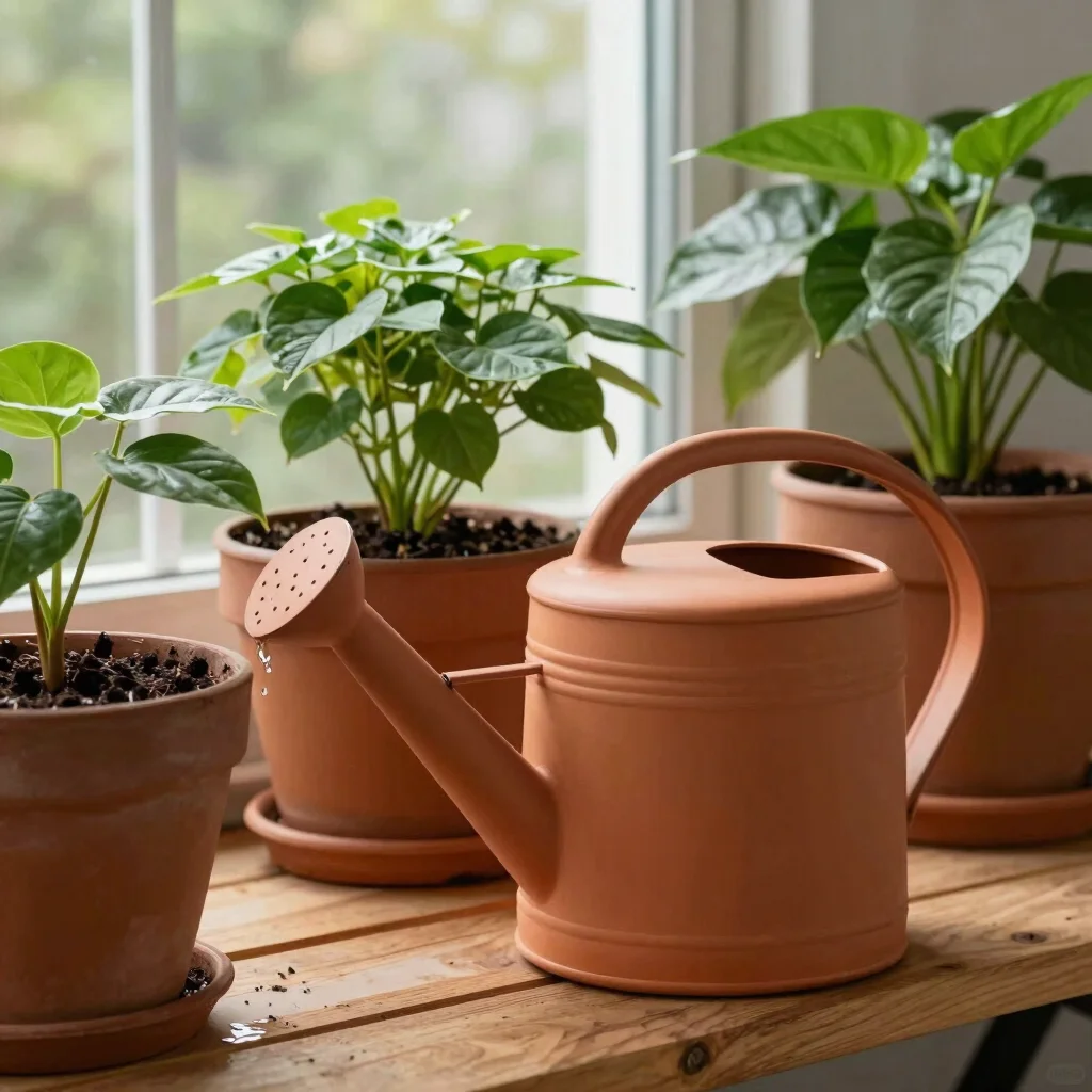 Regadores para plantas: formato importa